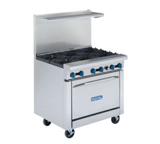 Royal Range 36 Gas Range with Griddle, NG