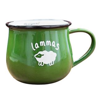Coffee Mug, Ceramic 3.53.53, Sheep Pattern