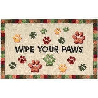 Nourison Wipe Your Paws Utility Rectangular Rug