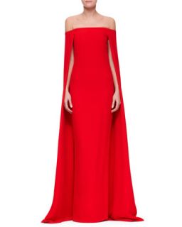 Audrey Cape Evening Gown   Ralph Lauren Collection