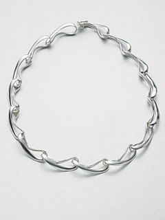 Georg Jensen Sterling Silver Link Necklace   Silver