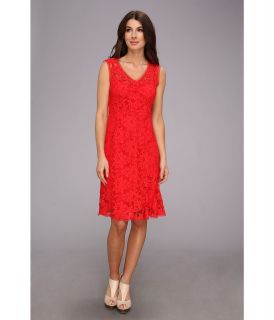 Nanette Lepore Husband Hunter Dress Womens Dress (Red)