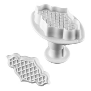 Cloud Shape Cake and Cookie Cutter Mold with Plunger (2 Pieces)