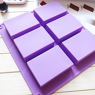 Cupcake and Muffin Pans For Cake,Silicone Rectangle(Random Color)