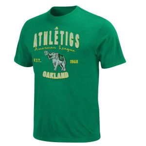 Oakland Athletics Majestic MLB Coop The Barney T Shirt