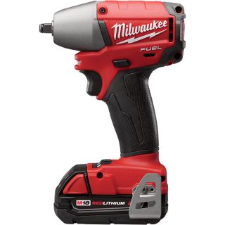 Milwaukee M18 FUEL Impact Wrench Kit   3/8 Inch Square Drive with Friction Ring,