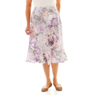 Alfred Dunner Provence Paisley Print Gored Skirt, Womens