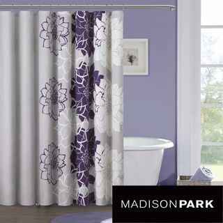 Madison Park Bridgette Sateen Printed Shower Curtain