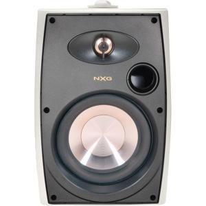 NXG 6.5 in. 125 Watt 2 Way Indoor/Outdoor Weatherproof Speaker System White NX AW6W