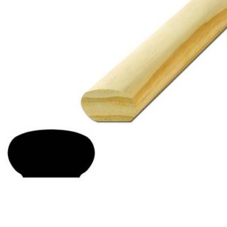 American Wood Moulding WM240 1 1/4 in. x 2 1/4 in. x 96 in. Wood Pine Handrail Moulding 240 8