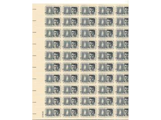 John F. Kennedy Full Sheet of 50 X 5 Cent Us Postage Stamp Scot #1246
