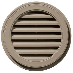 Builders Edge 22 in. Round Gable Vent #095 Clay 120032222095