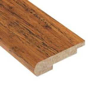 Home Legend Strand Woven Antiqued 1/2 in. Thick x 3 3/8 in. Wide x 78 in. Length Bamboo Stair Nose Molding HL215SN