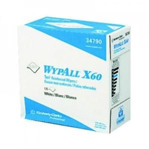 Kimberly Clark PROFESSIONAL WYPALL X60 Wipers, POP UP Box (126 Box) KCC 34790