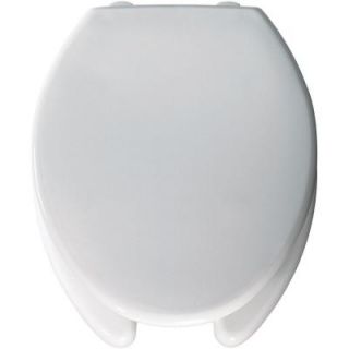 BEMIS Medic Aid Elongated Open Front Toilet Seat in White DISCONTINUED 2L2150T 000