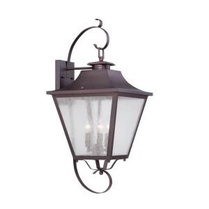 Acclaim Lighting Lafayette Collection Wall Mount 3 Light Outdoor Architectural Bronze Light Fixture 8723ABZ
