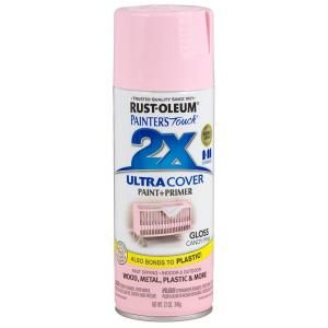 Rust Oleum Painters Touch 2X 12 oz. Gloss Candy Pink General Purpose Spray Paint 249119