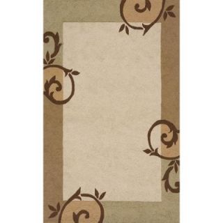 Momeni Terrace Iron Gate Cream 3 ft. 9 in. x 5 ft. 9 in. All Weather Patio Area Rug VR 14 CRM 3 Ft. 9 In. x 5 Ft. 9 In.
