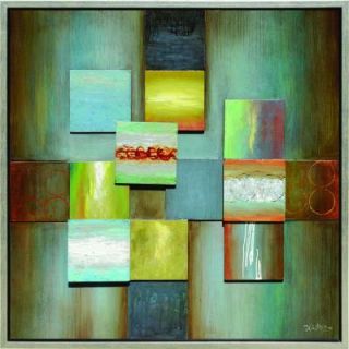 Yosemite Home Decor 34 in. x 34 in. What A Square I Hand Painted Contemporary Artwork DCA0161A