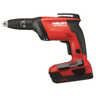 Hilti SD 4500 18 Volt Lithium Ion 1/4 in. Hex Cordless Compact High Speed Drywall Screwdriver 3497783