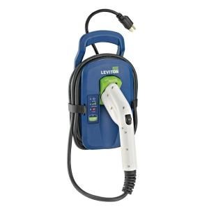 Leviton Evr Green 12 Amp Level 1 Electric Car Charger   Blue 002 EVC11 300