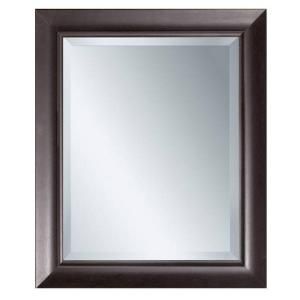 Deco Mirror 46 1/2 in. x 36 1/2 in. Framed Wall Mirror in Espresso 6267