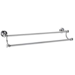 Gatco Tavern 24 in. Double Towel Bar in Polished Nickel  DISCONTINUED 4124
