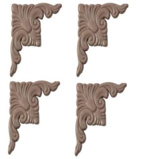 MirrEdge Driftwood Decorative Corner Plates 4 Pack 33504