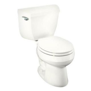KOHLER Wellworth Classic Complete Solution 1.28 gpf round front toilet in White K 11464 0