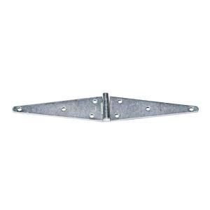 National Hardware 10 in. Zinc Plate Heavy Strap Hinge 282BC 10 HVY STRP HNG ZN