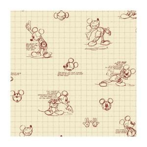 Disney 56 sq. ft. Mickey Mouse Sketches Wallpaper DK6084