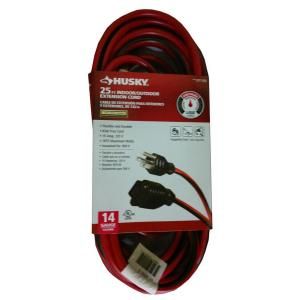 Husky 25 ft. 14/3 Extension Cord HD#277 533