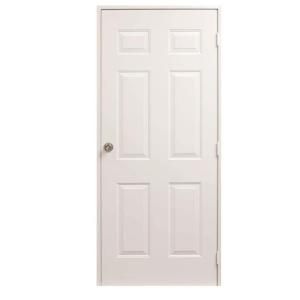 Air Master Windows and Doors Excel White Painted Prehung 6 Panel Entry Door 77862