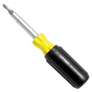 URREA 6 In 1 Screwdriver With 1/4 in. Flat, Phillips, And Hex Tips 9302CMS