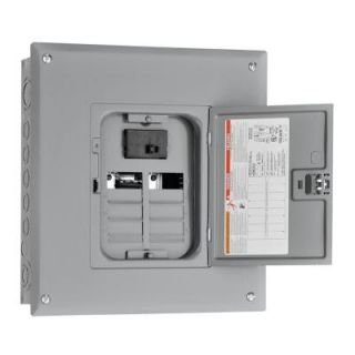 Square D by Schneider Electric Homeline 100 Amp 8 Space 16 Circuit Indoor Main Breaker Load Center with Cover HOM816M100C
