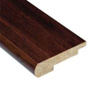 Home Legend Strand Woven Sapelli 9/16 in. Thick x 3 1/2 in. Wide x 78 in. Length Bamboo Stair Nose Molding HL204SN