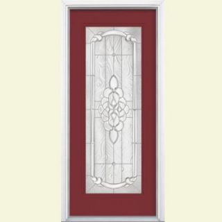 Masonite Oakville Full Lite Painted Steel Entry Door with Brickmold 23324