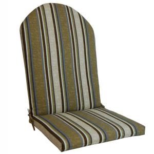 Cabot Stripe Tobacco Adirondack Outdoor Chair Cushion DISCONTINUED LH547 S1015