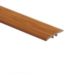 Zamma Traditional Bamboo Dark 1/8 in. Thick x 1 3/4 in. Wide x 72 in. Length Vinyl T Molding 015223538