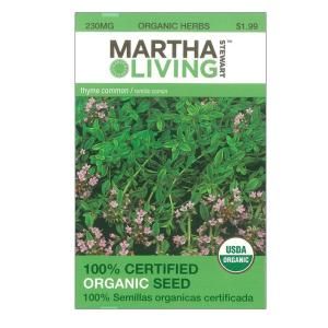 Martha Stewart Living 230 mg Thyme Common Seed 3940