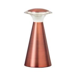 LightIt 8 in. Copper 12 LED Wireless Lanterna Touch Top Accent Lamp 24412 131