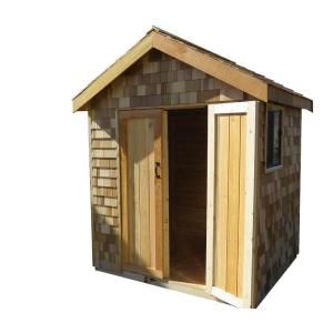 Greenstone 6 ft. x 6 ft. EZ Build Shed Kit with Prefab Panels GS66SS