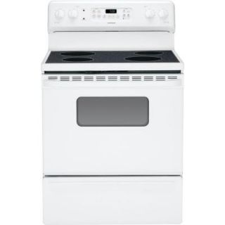 Hotpoint 5.0 cu. ft. Electric Range with Self Cleaning Oven in White RB787DPWW