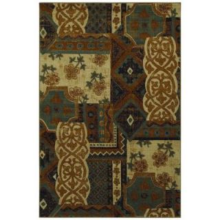 Mohawk Home Select Versailles Royal Entrance Blue 9 ft. 6 in. x 12 ft. 11 in. Area Rug 391645