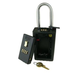 NUSET 4 Number Combination Lockbox Key Storage Lock Box with Combination Locking Shackle 2040 3