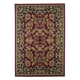 Kas Rugs Classic Kashan Red/Black 9 ft. 10 in. x 13 ft. 2 in. Area Rug CAM7301910X132