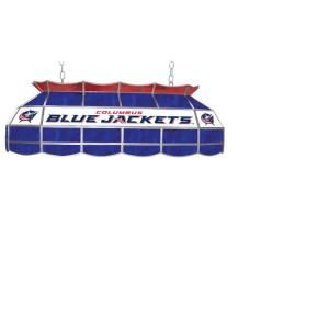 Trademark Global NHL Columbus Blue Jackets 40 in. Stained Glass Tiffany Light NHL4000 CBJ