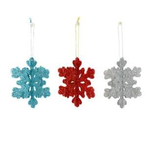 Martha Stewart Living North Pole Snowflake Ornaments (Set of 9) M9038674HD