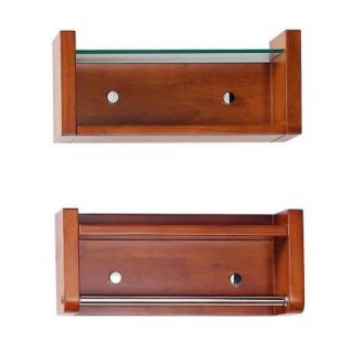 Avanity Cosmo 24 in. Wall Shelves in Chestnut  DISCONTINUED COSMO WS17 CH