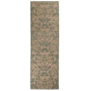 Home Decorators Collection Amberley Natural and Green 2 ft. 9 in. x 14 ft. Runner 0374090610